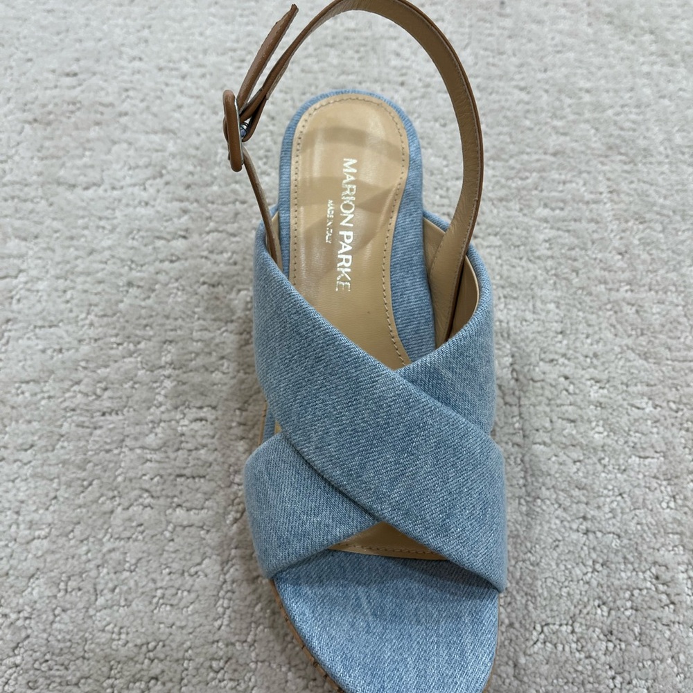 Marion Parke Women's Blue Denim Sandals